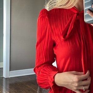 Zara Red Maxi Dress